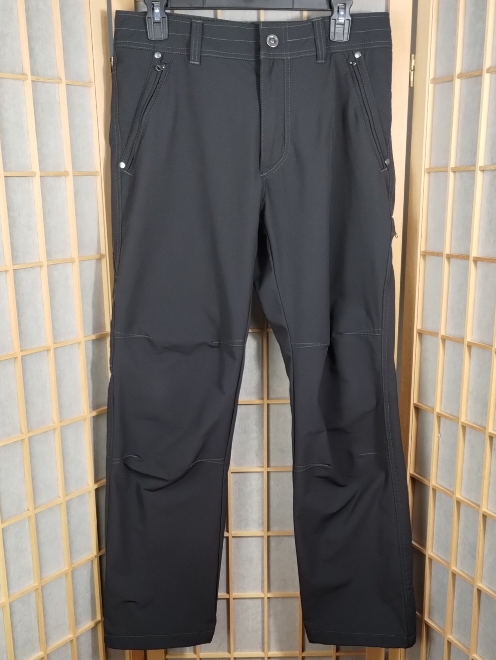 Kuhl Destroyr Men's Black Performance Pants Dark Grey Size 32